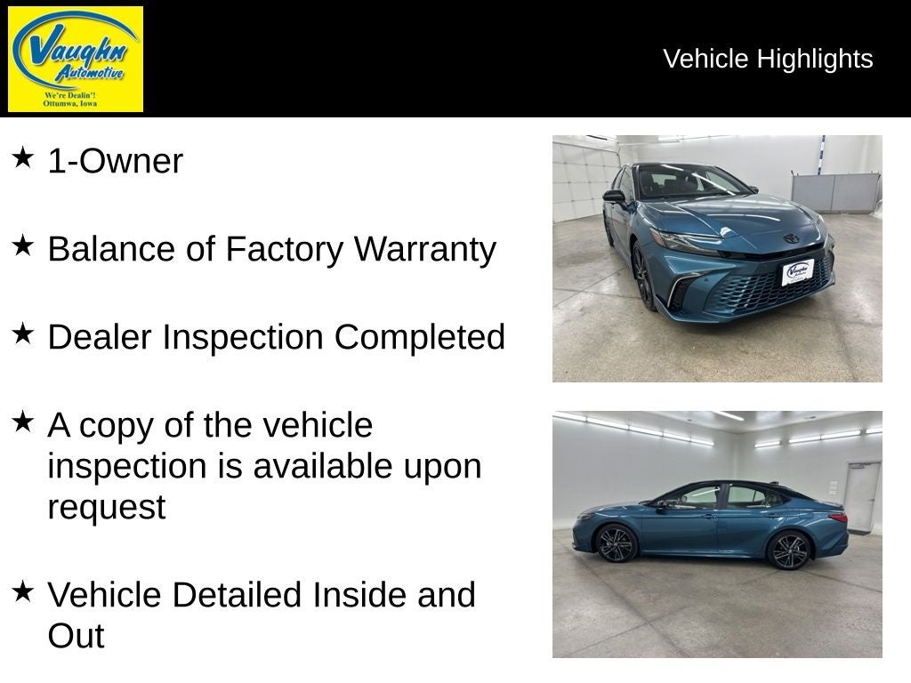 2025 Toyota Camry XSE