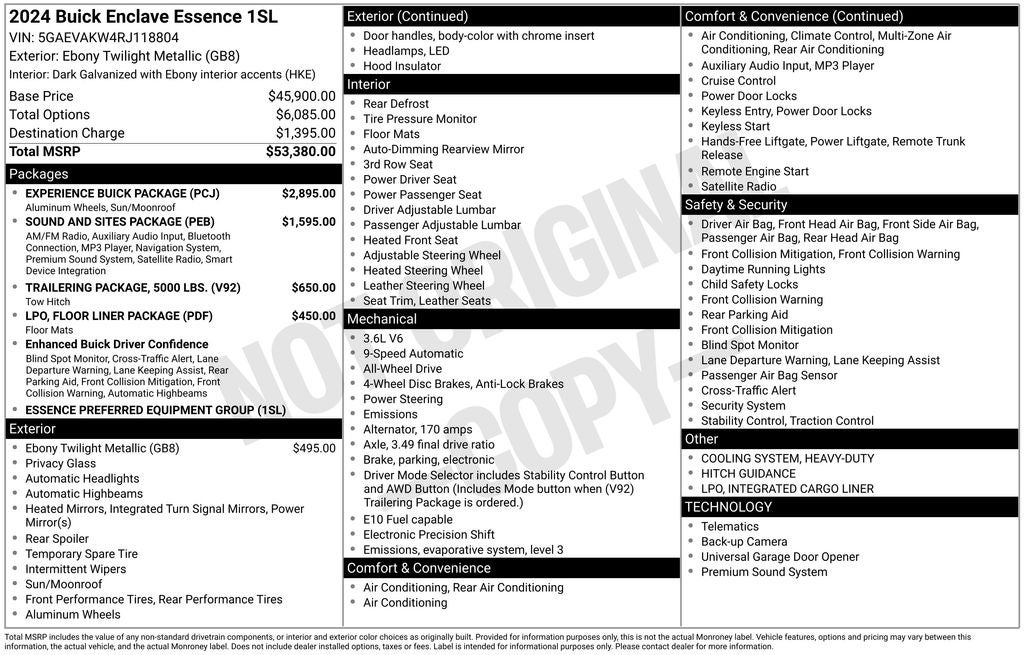 2024 Buick Enclave Essence