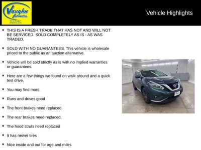 2018 Nissan Murano SV