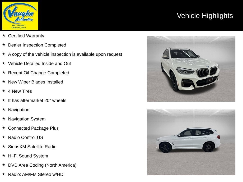 2020 BMW X3 M40i