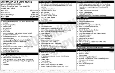 2021 Mazda Mazda CX-5 Grand Touring