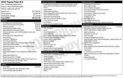 2024 Toyota Prius XLE