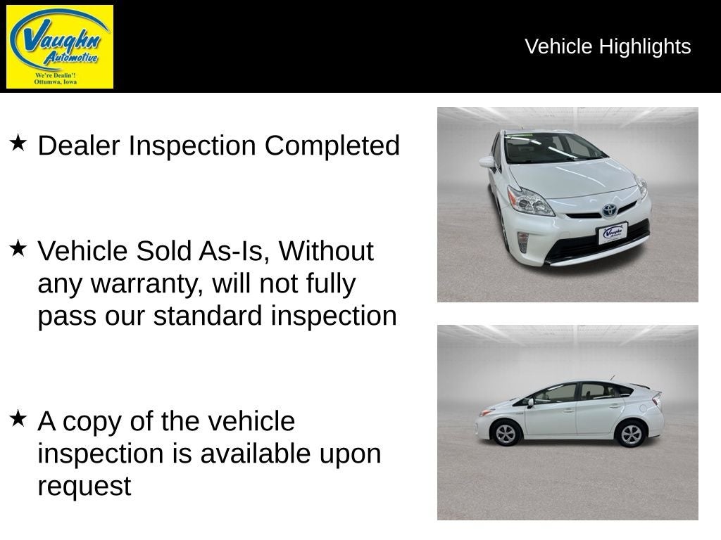 2014 Toyota Prius Two