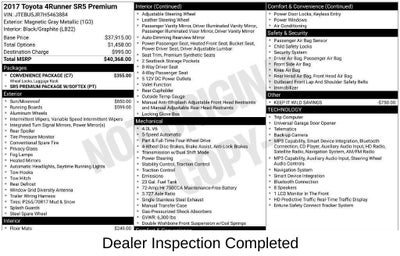 2017 Toyota 4Runner SR5 Premium