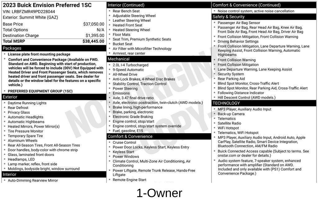 2023 Buick Envision Preferred