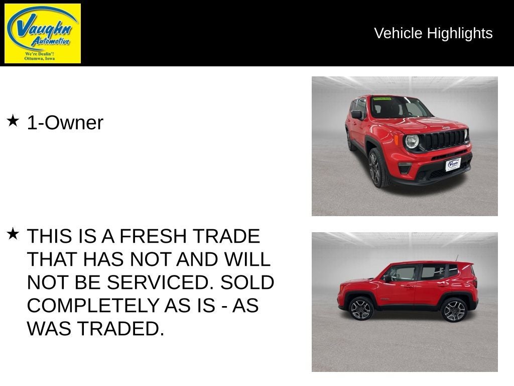 2020 Jeep Renegade Sport